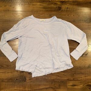 Mododoc Casual Lavender (periwinkle) Long Sleeve Top